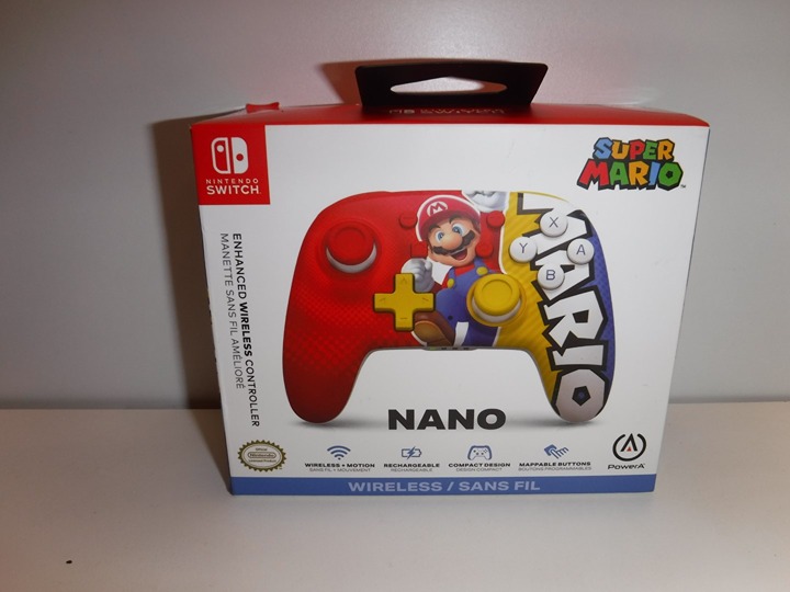 Nintendo Switch Power A Enhanced Wireless Controller NANO Mario Victory Edition
