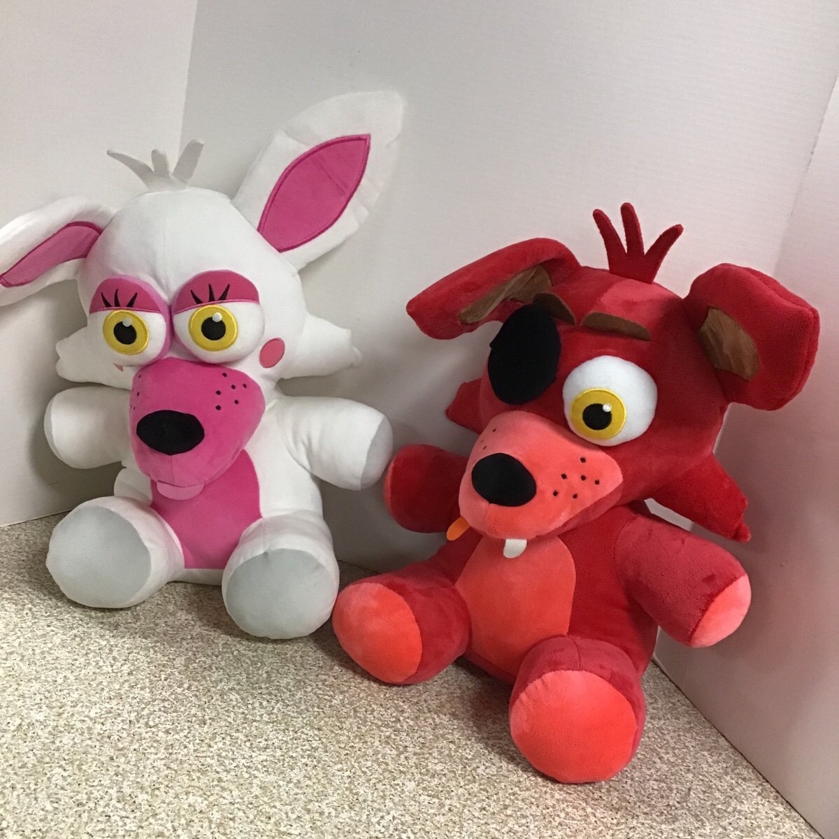 Five Nights At Freddy’s Funtime Foxy and Red Foxy 18”-22” Jumbo Plushies set