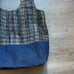 Anna Sui Tinsel Tweed and Denim Tote