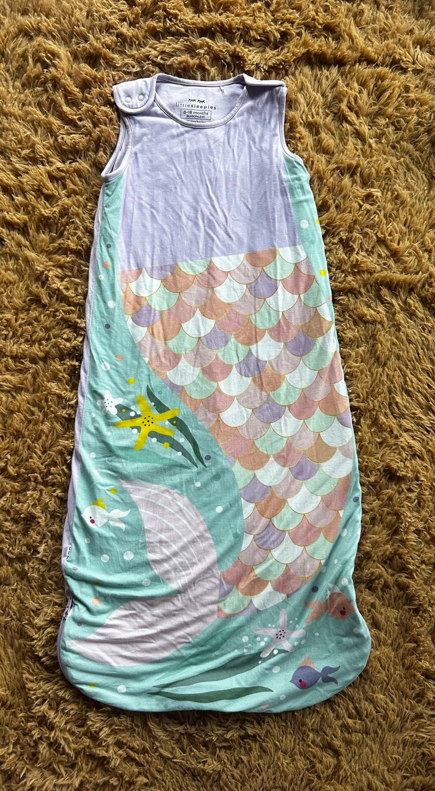Little sleepies mermaid sleepy bag