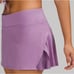 LULULEMON PLAY OFF THE PLEATS SKIRT/SKORT 13”-WISTERIA PURPLE-12