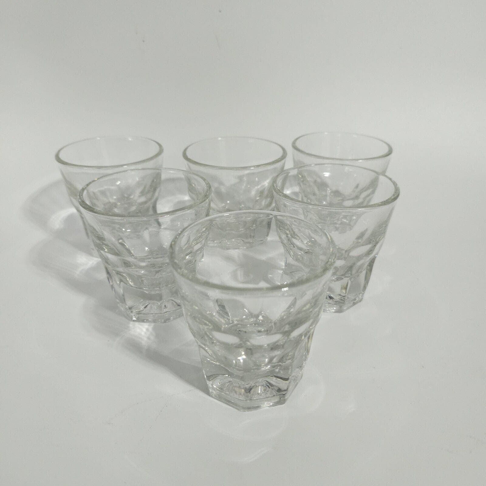 Set of 6. Libbey Duratuff Gibraltar Glasses #35 Made in USA