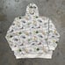 NWT Vintage Y2K Southpole Colorful Shoes AOP Hoodie 3XL Skater Grunge Pinkman