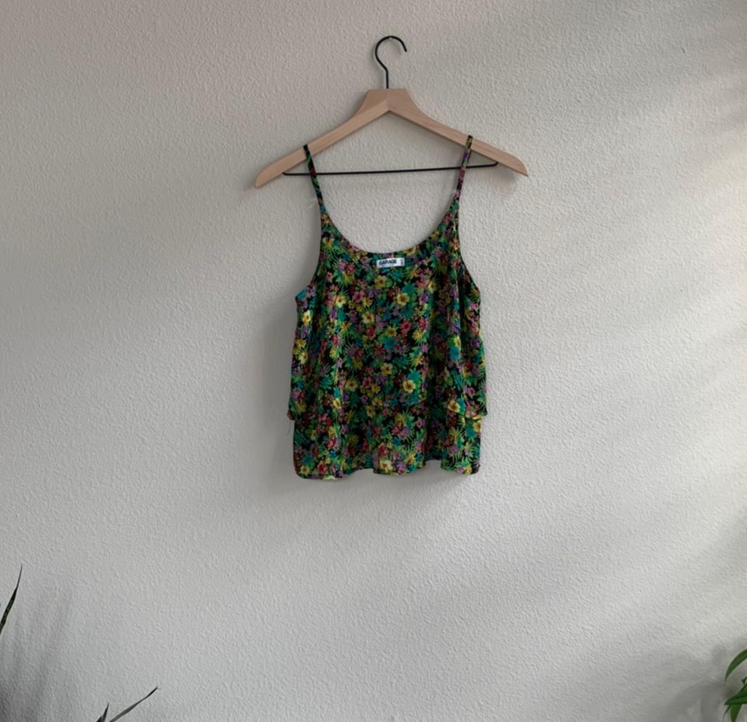 Floral Garage Tank Top
