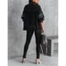 L Black Denim Jacket Fringe Distressed Tassel Studded Jean Jacket Shacket Top