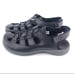 Merrell Tideriser Luna Fisherman Sandals Mens Size 15 EU 48 Black Leather Hiking