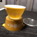 Vtg Pyrex Butterfly Gold 401, 473 + Lid Bowls! Amazing!