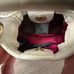 Coach ERGO mini Tote Bag Charm coin pouch Key Fob Chalk White