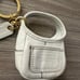 Coach ERGO mini Tote Bag Charm coin pouch Key Fob Chalk White