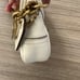 Coach ERGO mini Tote Bag Charm coin pouch Key Fob Chalk White