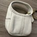 Coach ERGO mini Tote Bag Charm coin pouch Key Fob Chalk White