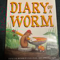 Diary of a Worm — Autographed by Harry Bliss (Illustrator)