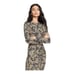 JOIE Aja Long Sleeve Golden Hour Paisley Ruched Midi Stretch Dress - Size M NWT.