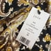 JOIE Aja Long Sleeve Golden Hour Paisley Ruched Midi Stretch Dress - Size M NWT.
