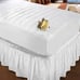 NWT White Wrap Around Ruffle Dust Bed Skirt Queen/King 14” Drop Bedding