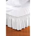 NWT White Wrap Around Ruffle Dust Bed Skirt Queen/King 14” Drop Bedding