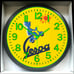 Vespa Scooter Motorcycle Garage Shop Glow In The Dark Wall Clock New!