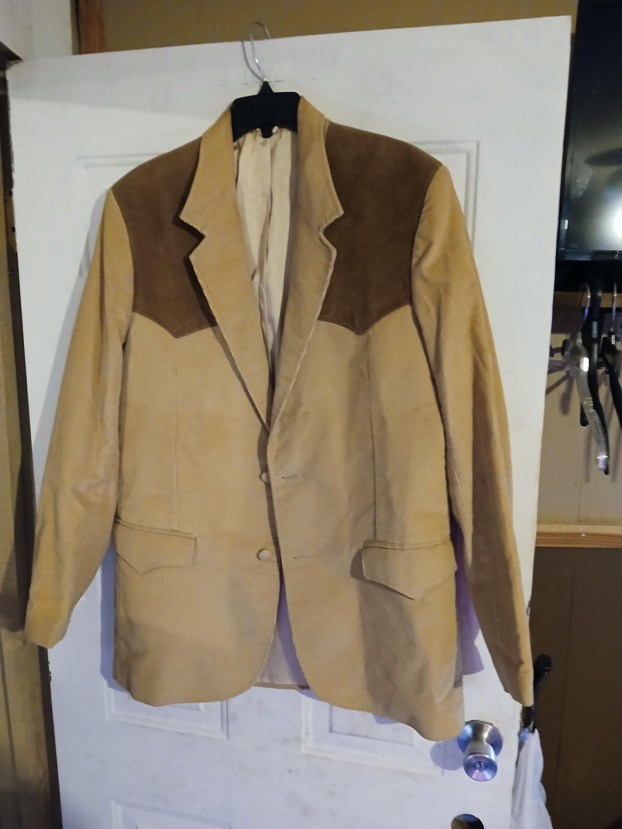 Mens Western style dress jacket size 44L