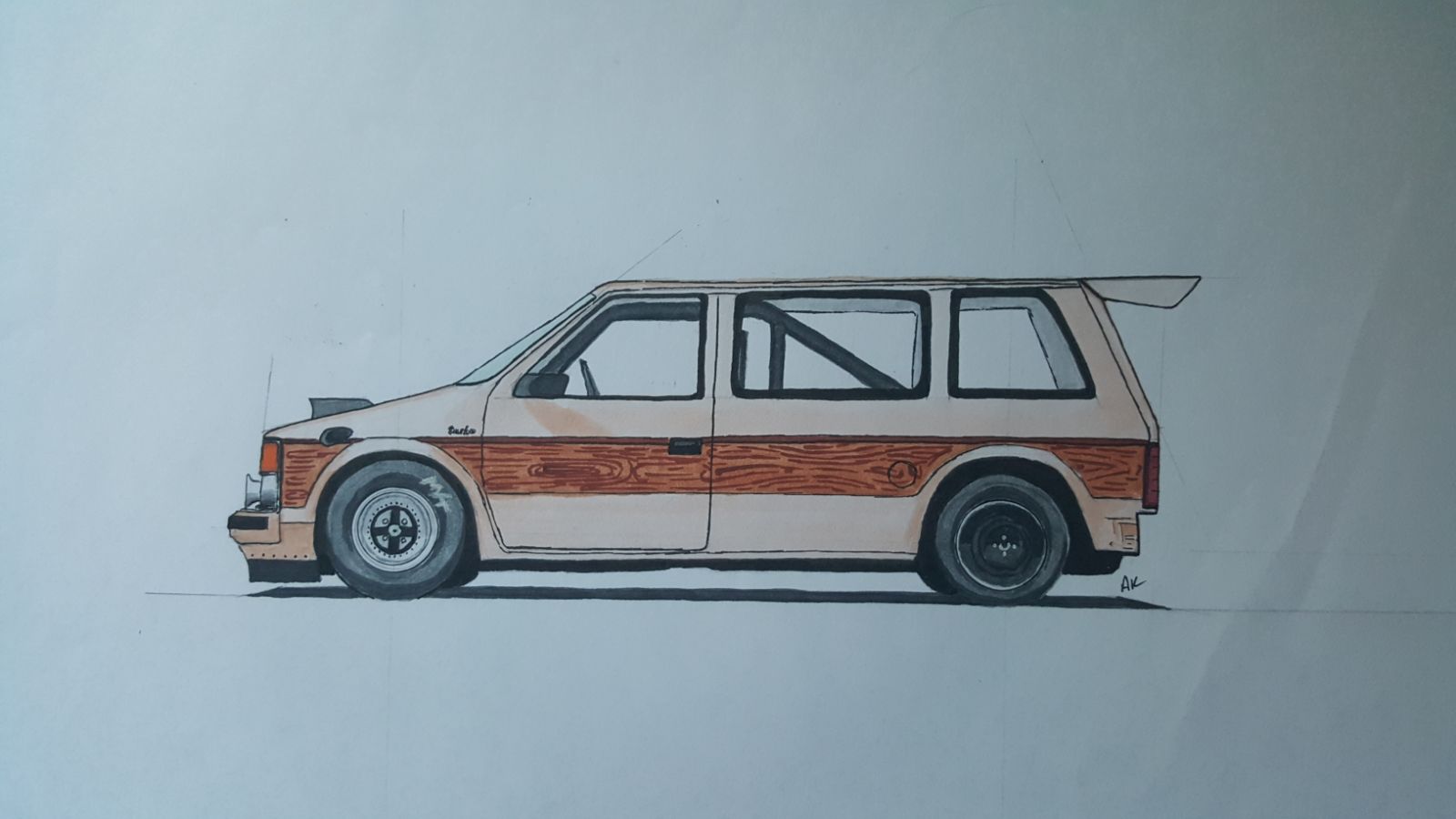 Turbo Caravan Drawing