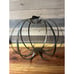 Large Folding Metal Pumpkin Display Centerpiece Candle Holder 17”