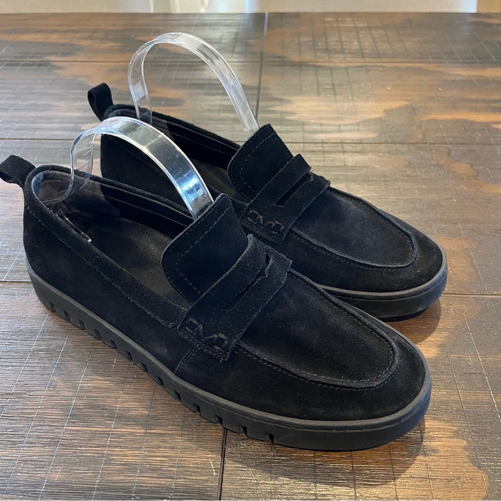 Vionic Uptown Suede Packable Travel Penny Loafers Size 10 EUC