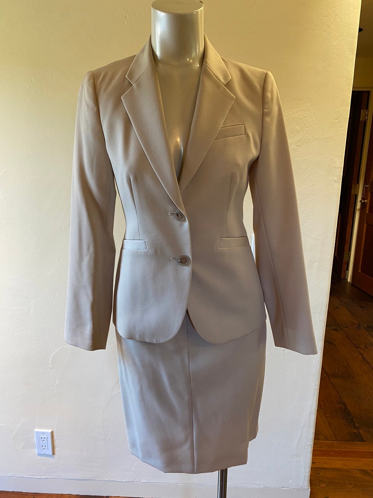 J Crew Classic Wool Skirtsuit