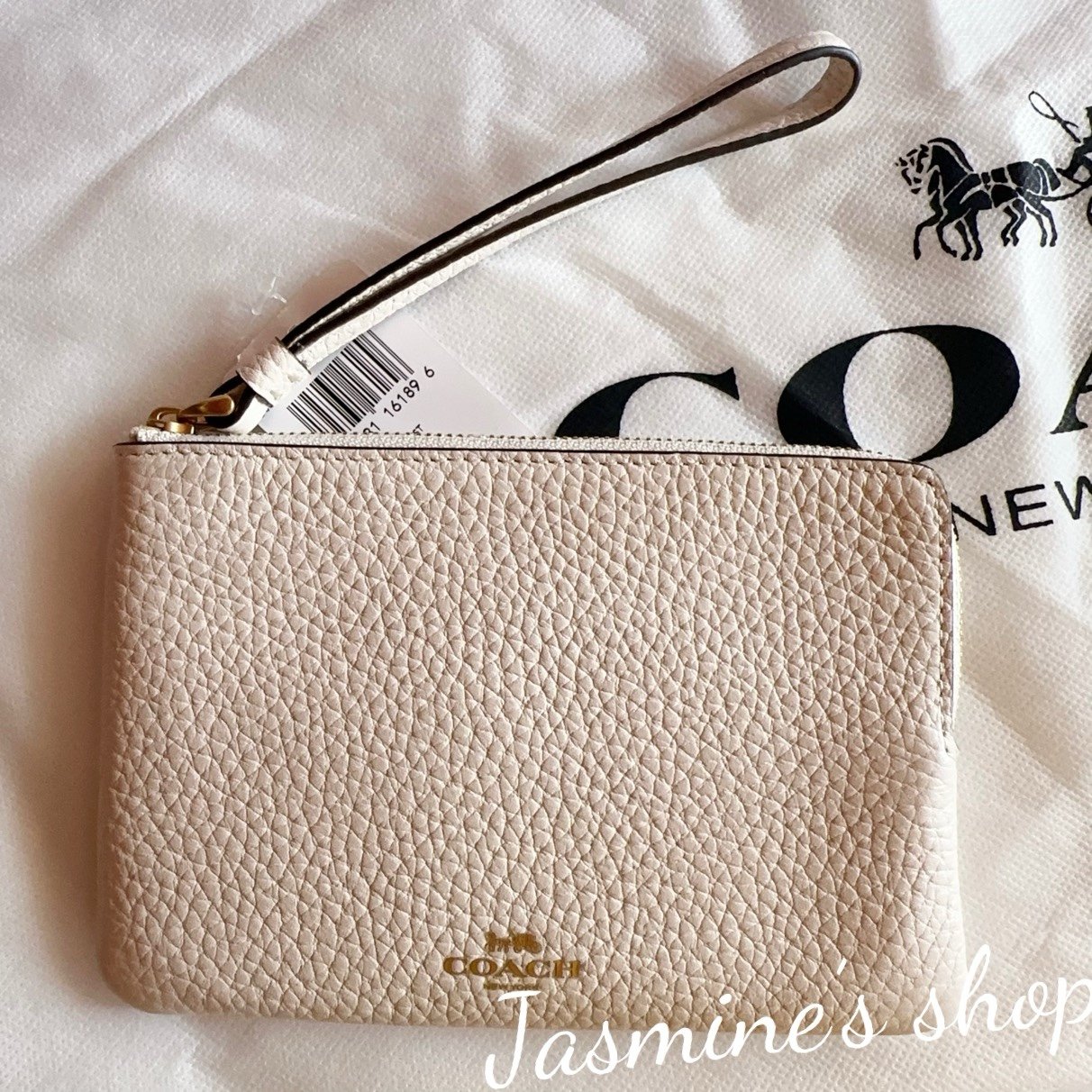 NWT Coach Corner Zip Wristlet C3650G