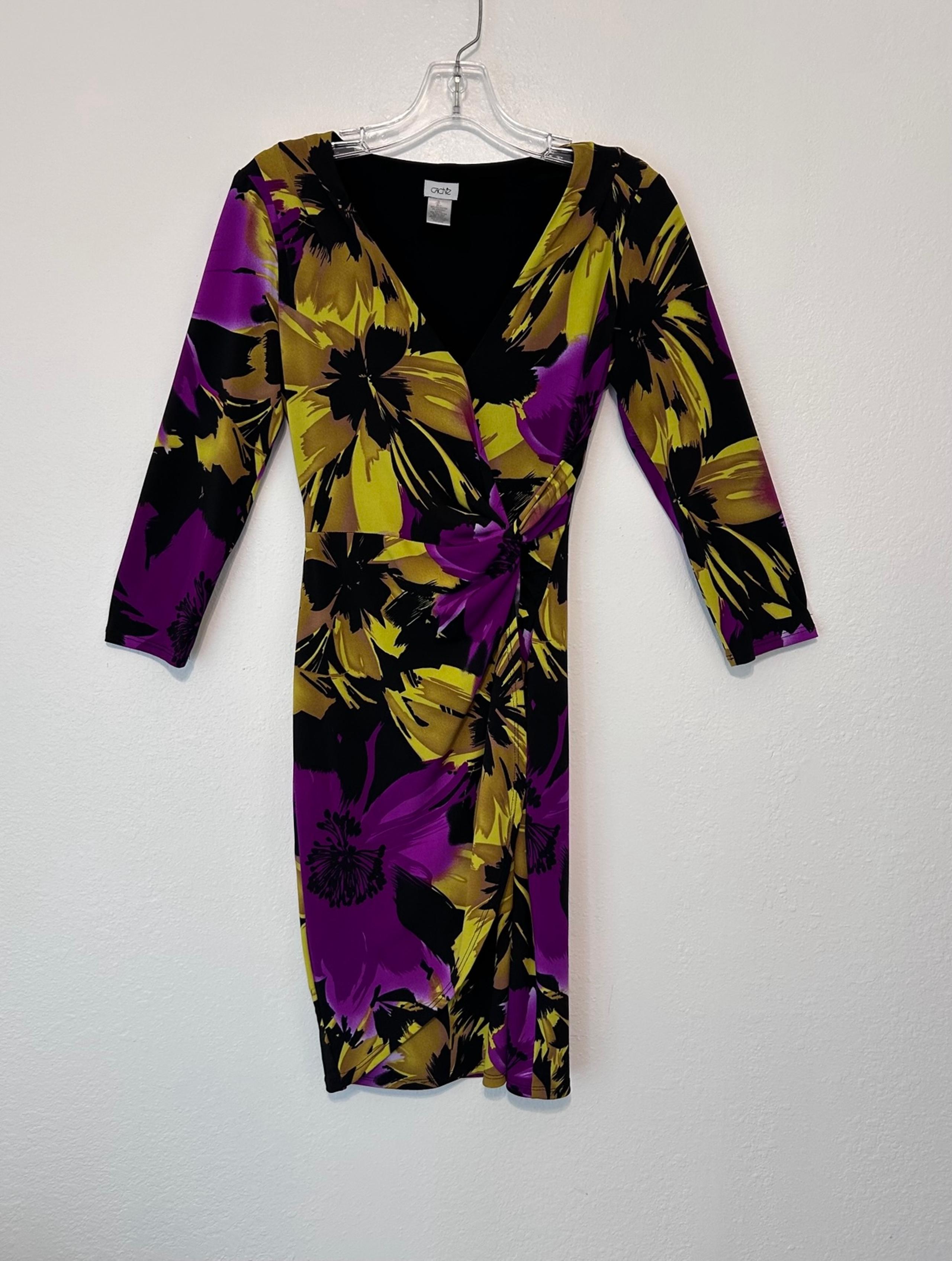 Caché slip-on lined bodycon dress size small