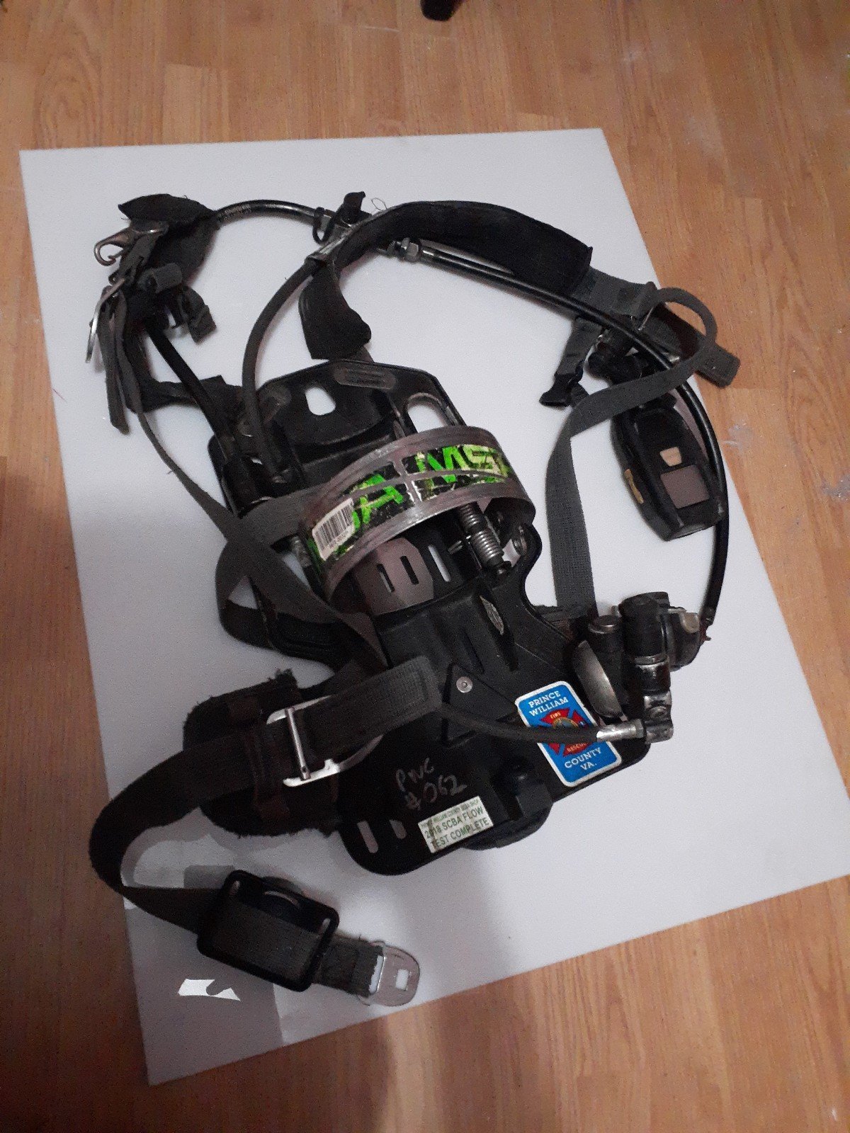 MSA Frame Harness 4500psi SCBA Air Pack Bottle Cylinder Tank Breathing Apparatus