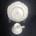 HUTSCHENREUTHER China Teacup & Plate Gold & White Floral Vintage