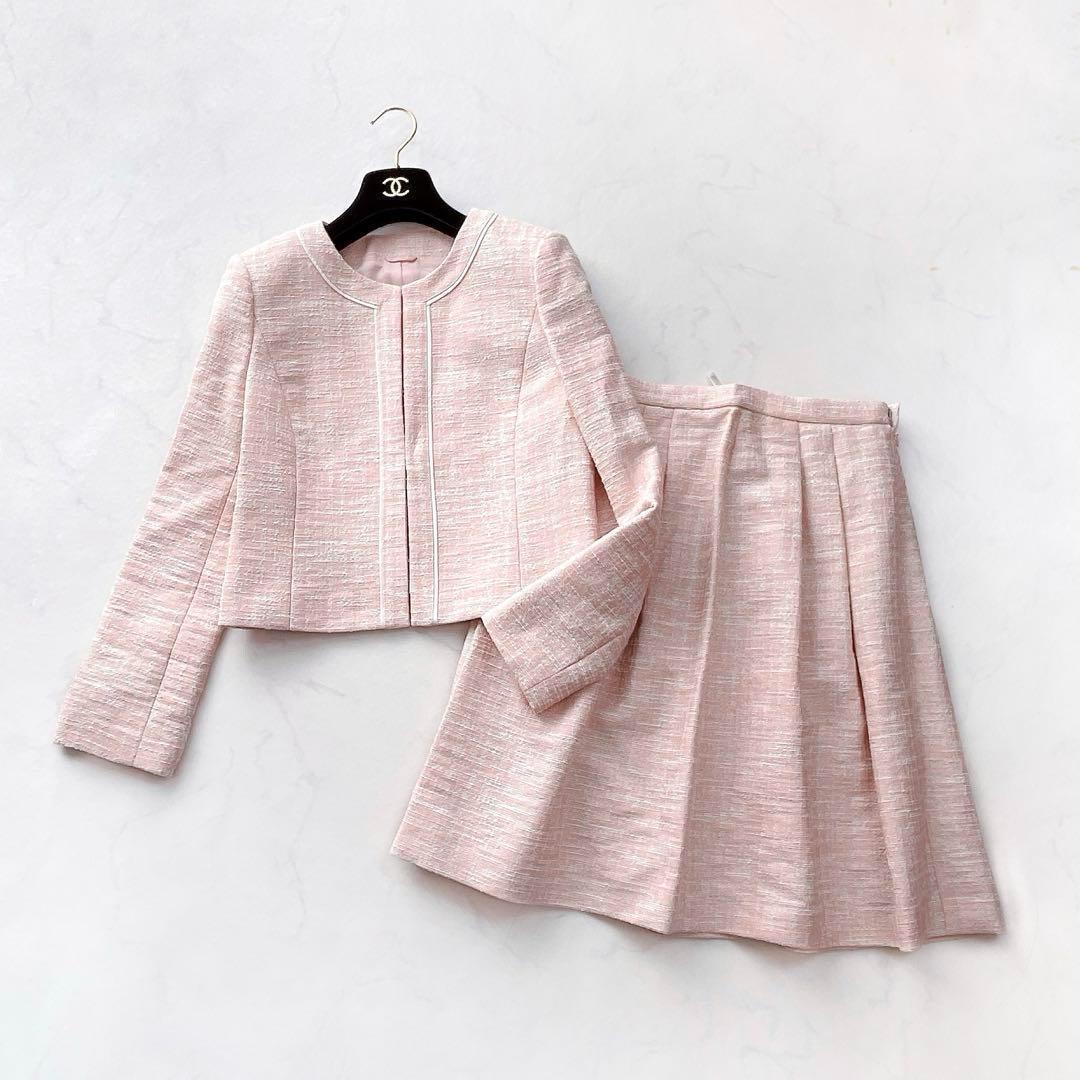 【ANAYI】French Premium Fabric * Tweed Suit Set Up - Perfect for Entrance and Graduation Ceremonies
