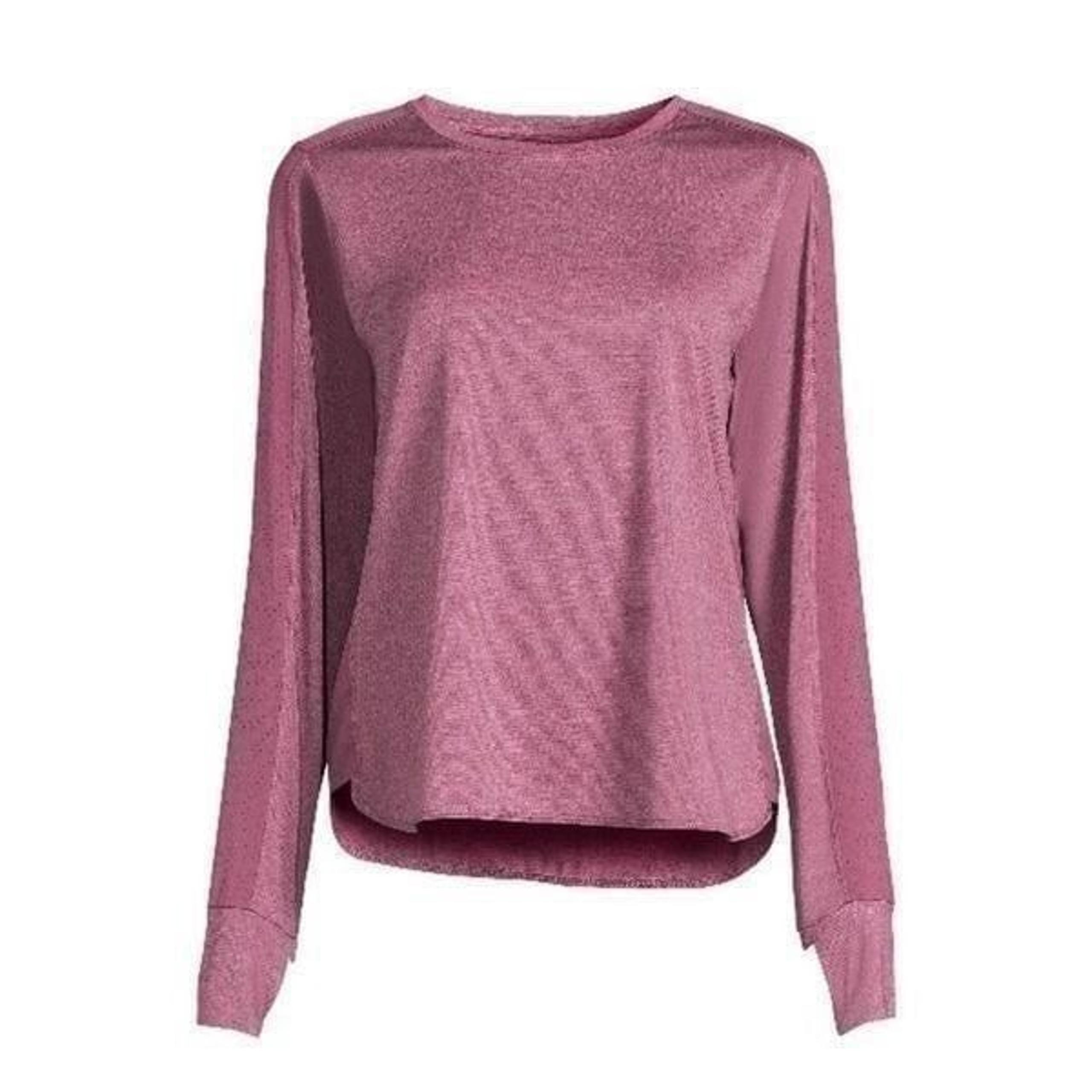 Womens Active Performance Long Sleeve T-Shirt With Thumb Hole Cuffs Size M