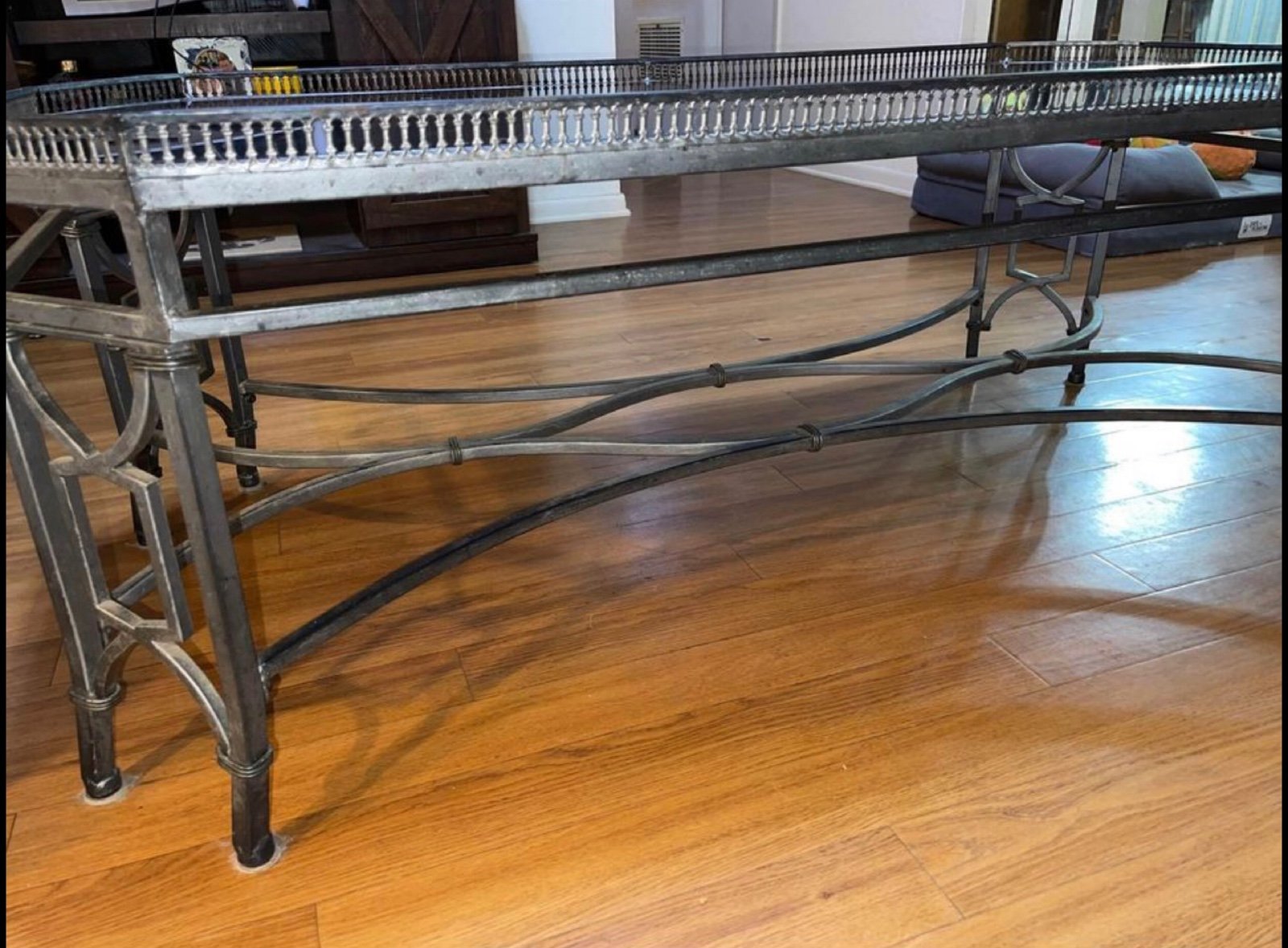 Granite and Iron Luxury Coffee Table