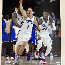 T.J. McConnell signed autographed Philadelphia 76ers 16x20 Photo JSA