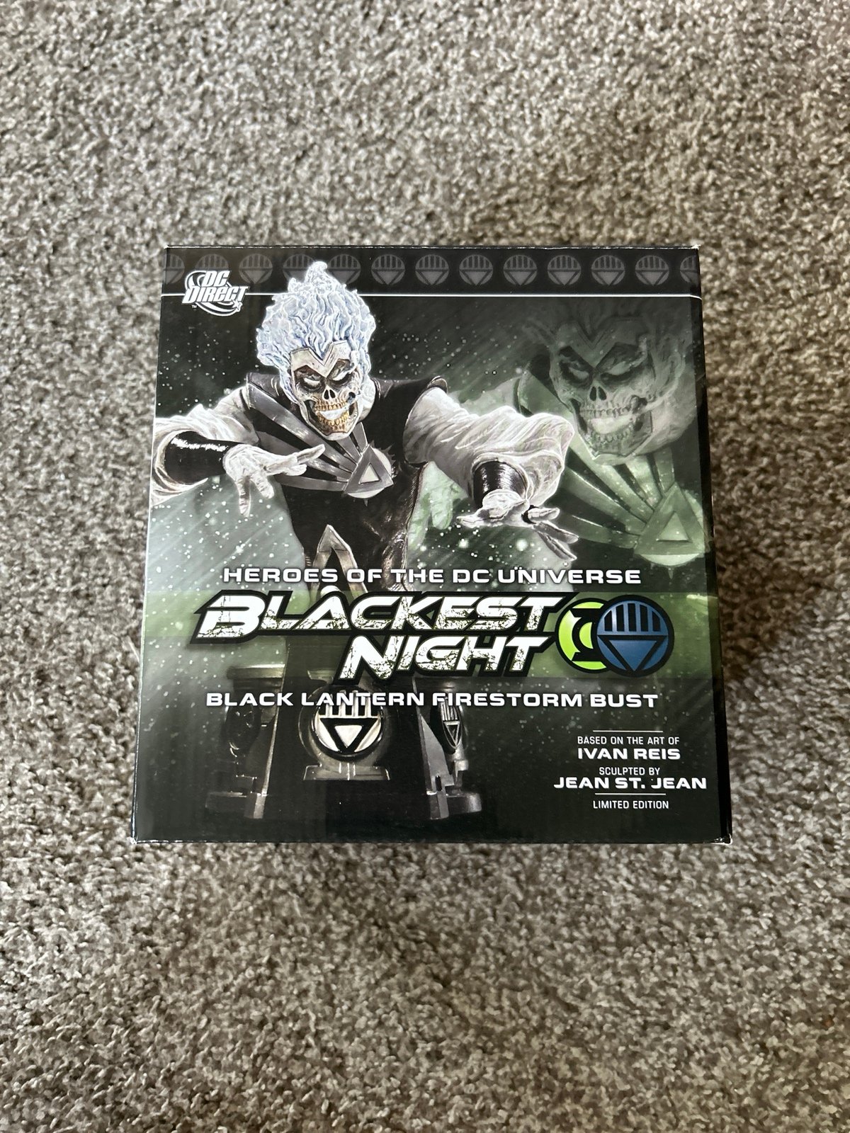 DC direct blackest night black lantern firestorm bust 25/3500