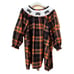 Girls’ smocked Halloween spider dress