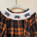 Girls’ smocked Halloween spider dress