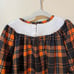 Girls’ smocked Halloween spider dress