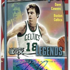 /10 Dave Cowens 2004-05 Topps Luxury Box Red Carpet Legends Main Reserved Auto