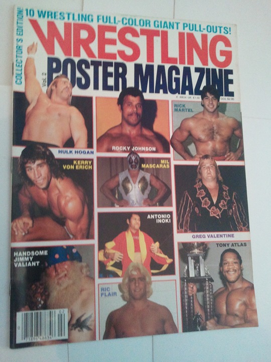 Wrestling Scene Poster Magazine Volume 2 Hulk Hogan Kerry Von Erich Iron Claw Ri