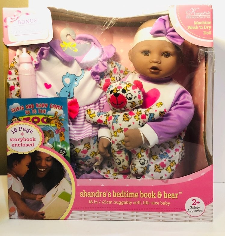 Kingstate Baby Doll Shandra Book & Bear