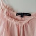 Antonio Melani Pink Sleeveless Ruffle Top Chiffon Detail