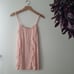 Antonio Melani Pink Sleeveless Ruffle Top Chiffon Detail