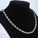 18 Mens Black Onyx 2ct Diamond Tennis Chain Necklace Guys Gemstone Jewelry 18in