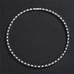 18 Mens Black Onyx 2ct Diamond Tennis Chain Necklace Guys Gemstone Jewelry 18in