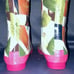 COACH Tall Rain Boot Decorative Hang Tag PAMMIE A7375, Women Size 9