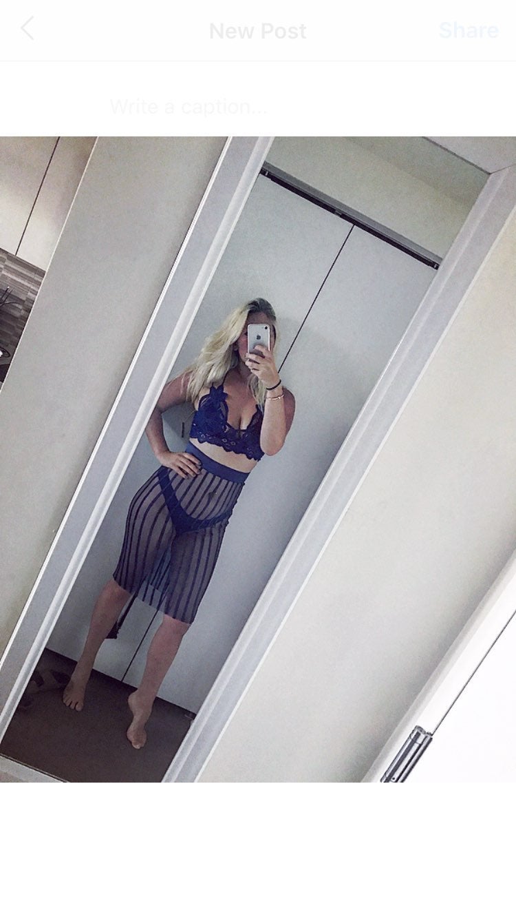 La Perla Royal Blue Skirt