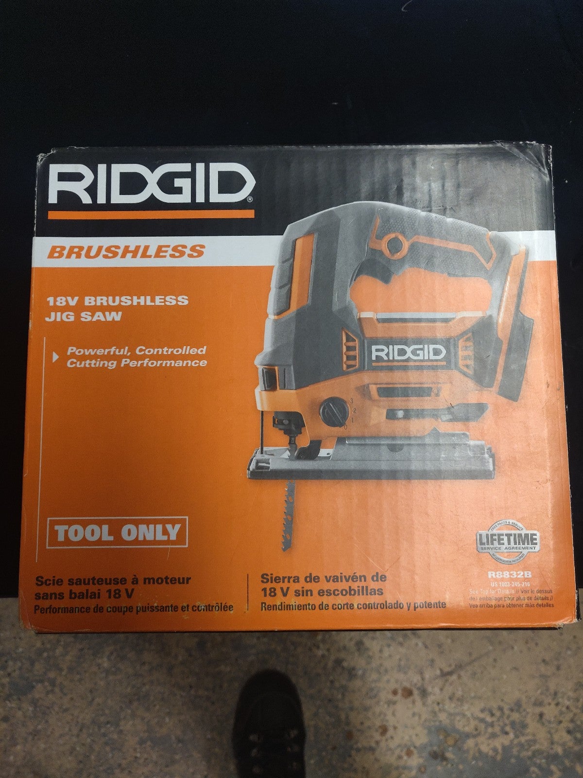 Ridgid 18v Brushless Jig Saw