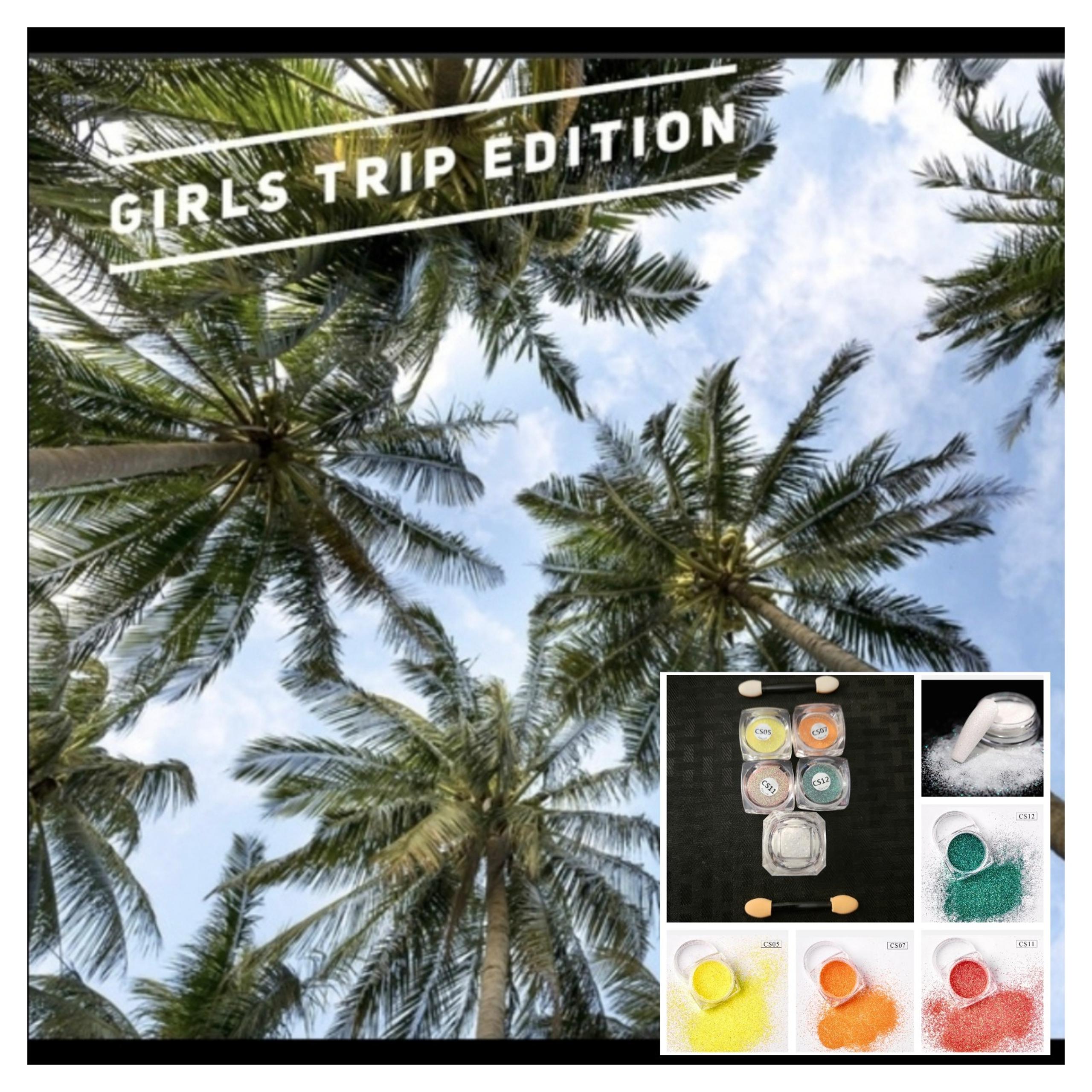 Girls Trip Edition: Holographic Nail Powder Duo Set