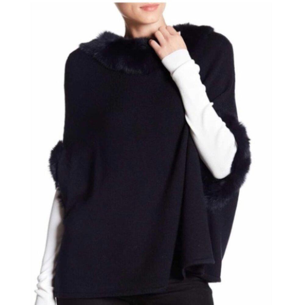 NWT! Love Token Fur Poncho